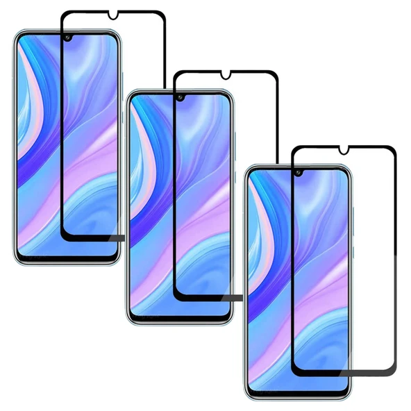 Xiaomi Redmi A1 Uyumlu Tam Kaplayan Kalın Parlak 5D Ekran Koruyucu x3