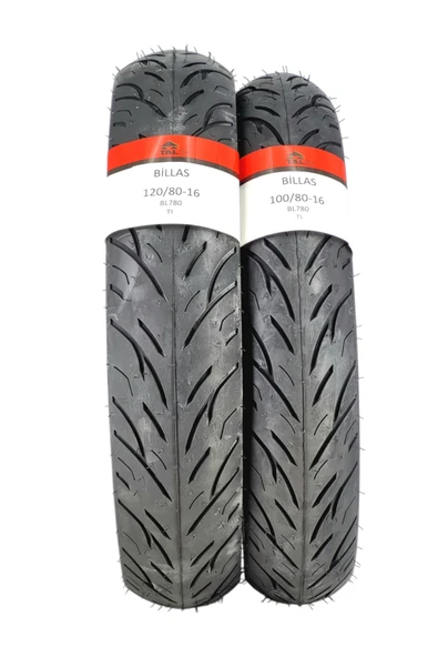 Billas HONDA SH125 LASTİK TAKIMI 120/80-16 VE 100/80-16 TL(DUBLEKS) - 2