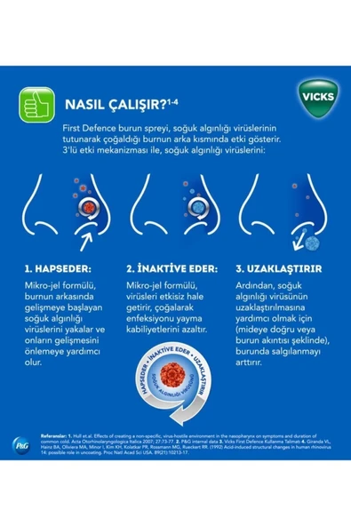 Vicks First Defence Burun Spreyi 15 ml - Resim 3