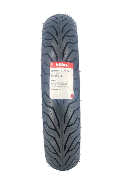 Billas MOTOSİKLET LASTİK 90/90-12 TL (TUBELESS - DUBLEKS) - 2