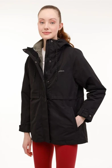 Lumberjack WL ZOE 2URB4 4PR 101898491 Kadın Mont Siyah XS-XL ürün görseli 1