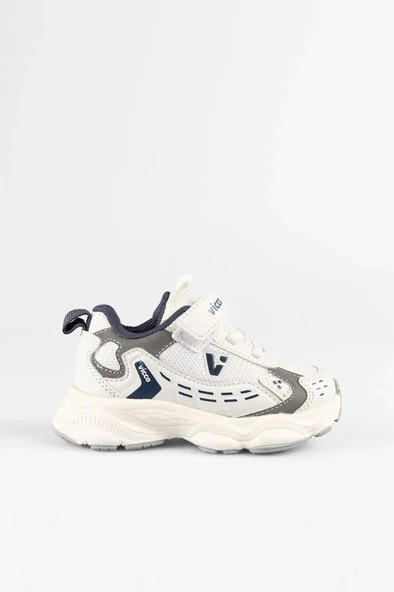 Vicco Tag 346.P25Y.202 Anatomik Taban Erkek Çocuk Spor Ayakkabı Beyaz 26-30