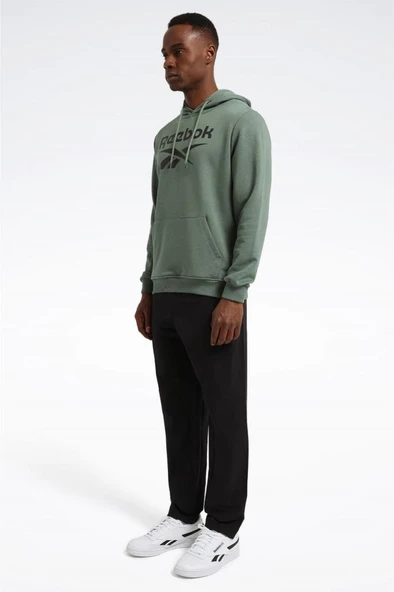 Reebok RI FT BIG LOGO OTH HOOD 101965470 Erkek Sweatshirt Yeşil S-XXL - 3