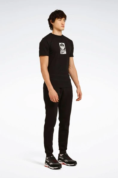 Reebok ARN BSC JOGGER 101965473 Erkek Eşofman Altı Siyah S-XXL - 7