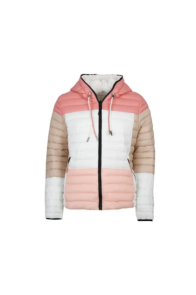 Lumberjack WL ADDISON 2K23-501A 4PR 101888335 Kadın Çift Taraflı Mont Beyaz XS-XL