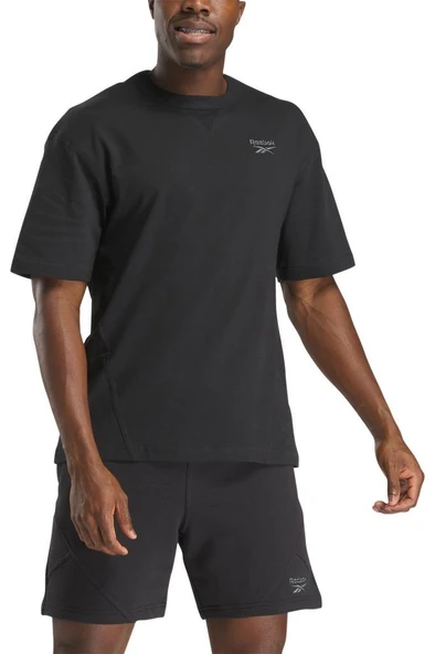 Reebok ICON ELEMENTS TEE 100214087 Erkek Tişört Siyah S-XXL