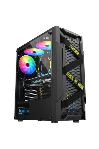 DFS Gaming BRUNO INTEL i5 14400F-H610M-RTX 5060-32GB DDR5 RAM-1TB M.2 SSD-OYUNCU BİLGİSAYARI - Resim 2