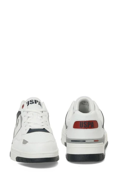 U.S. Polo Assn. CHAIN 5PR 102020945 Erkek Sneaker Ayakkabı Beyaz 40-45 - 6