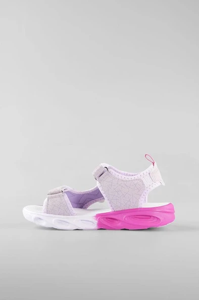 Vicco Legendy 332.F25Y.179 Kız Çocık Işıklı Sandalet Lila 31-35 - Resim 2