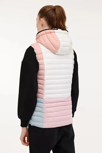 Lumberjack WL ADDISON 4V324-100B 4PR 101888336 Kadın Çift Taraflı Yelek Beyaz XS-XL - 2