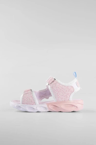 Vicco Legendy 332.P25Y.179 Kız Çocuk Işıklı Sandalet Beyaz 26-30 - 3