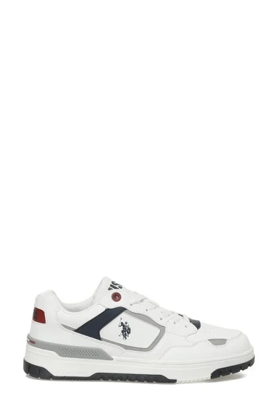 U.S. Polo Assn. CHAIN 5PR 102020945 Erkek Sneaker Ayakkabı Beyaz 40-45