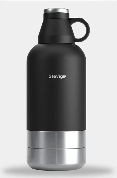 Stevig ST-212 4 Multi-Cup Çelik Termos 1.9LT Black - 5