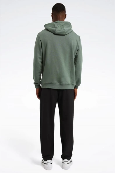 Reebok RI FT BIG LOGO OTH HOOD 101965470 Erkek Sweatshirt Yeşil S-XXL - 2