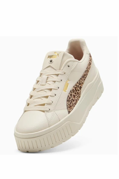 Puma Karmen II Animal Flair 402645 01 Kadın Sneaker Ayakkabı Bej 36-40 - Resim 4