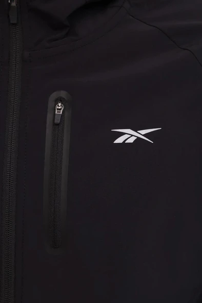 Reebok ERLING RUNNING JACKET 102050498 Erkek Rüzgarlık Siyah S-XXL - 6