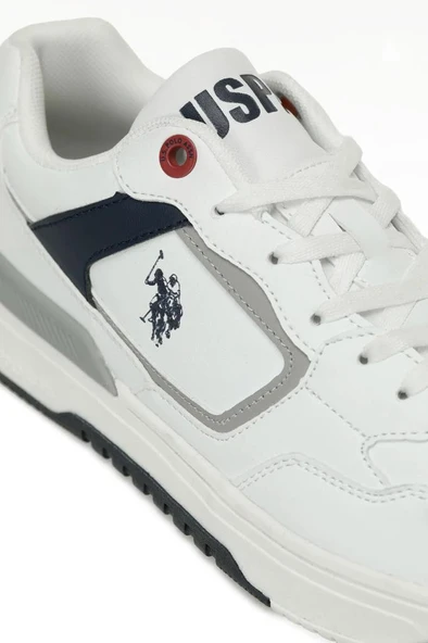 U.S. Polo Assn. CHAIN 5PR 102020945 Erkek Sneaker Ayakkabı Beyaz 40-45 - 3
