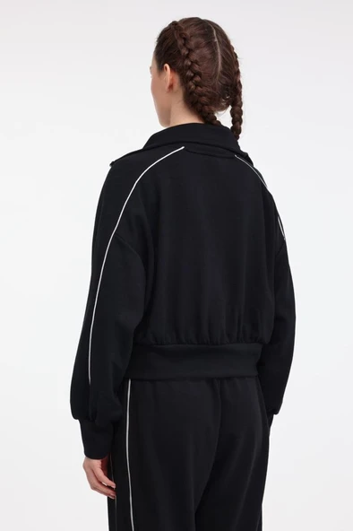 Lumberjack WL ANDRA 18MS426 5FX 101940861 Kadın Eşofman Üstü Siyah XS-XL - 2