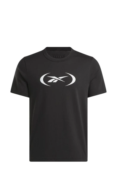 Reebok BASKETBALL T-SHIRT 100214159 Erkek Tişört Siyah S-XXL - 3