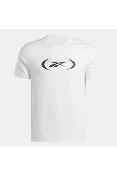 Reebok BASKETBALL T-SHIRT 100214157 Erkek Tişört Beyaz S-XXL - 4