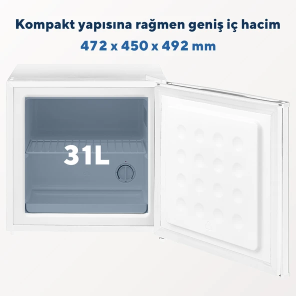 KUMTEL 31L MİNİ DONDURUCU HFR-50 - 3