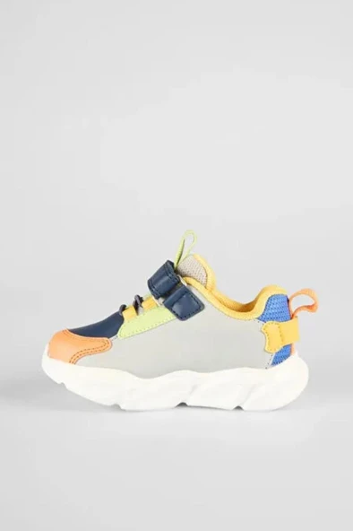 Vicco Lamb 346.P25K.227 Erkek Çocuk Işıklı Spor Ayakkabı Gri 26-30 - Resim 3