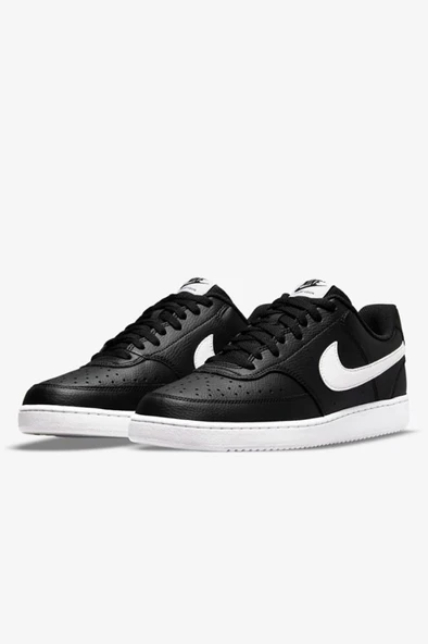 Nike COURT VISION LO NN DH2987 001 Unisex Sneaker Ayakkabı Siyah Beyaz 36-45 - 3