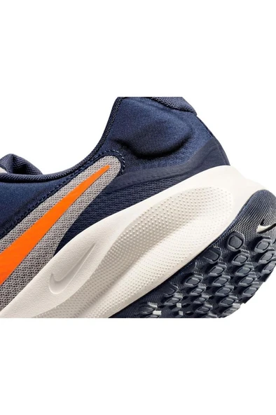 Nike REVOLUTION 7 FB2207 009 Erkek Yürüyüş ve Koşu Ayakkabısı Gri Turuncu 40-45 - Resim 7