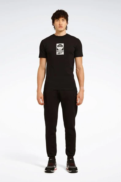 Reebok ARN BSC JOGGER 101965473 Erkek Eşofman Altı Siyah S-XXL - 6