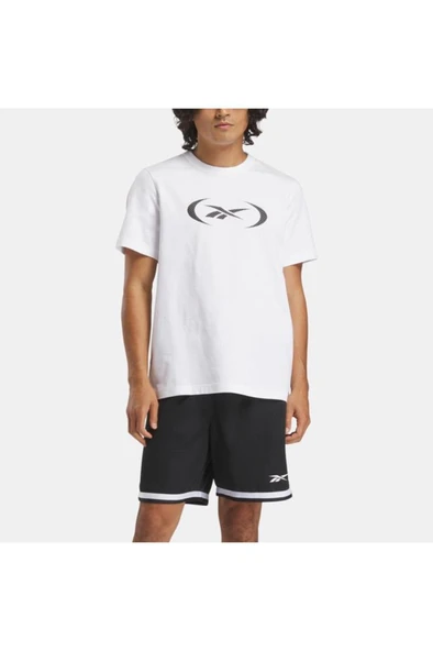 Reebok BASKETBALL T-SHIRT 100214157 Erkek Tişört Beyaz S-XXL