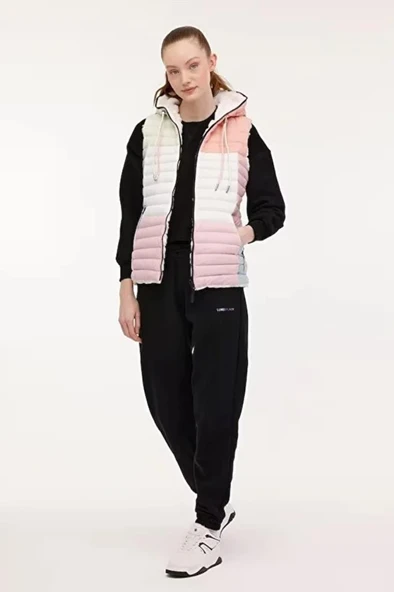 Lumberjack WL ADDISON 4V324-100B 4PR 101888336 Kadın Çift Taraflı Yelek Beyaz XS-XL - 3