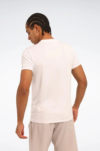 Reebok MONAC TEE 102055812 Erkek Tişört Beyaz S-XXL - 4