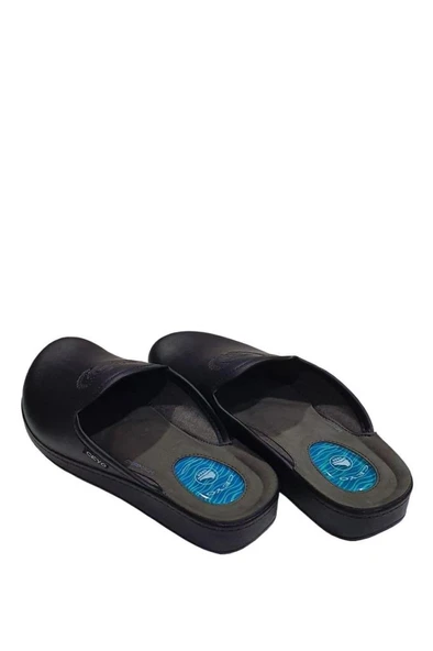 Ceyo 9933-7 Topuk Jelli Önü Kapalı Erkek Terlik Siyah 40-45 - 3