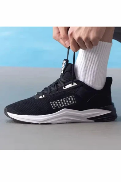 Puma FTR Wave 311095 01 Erkek Yürüyüş ve Koşu Ayakkabısı Siyah Beyaz 40-45 ürün görseli