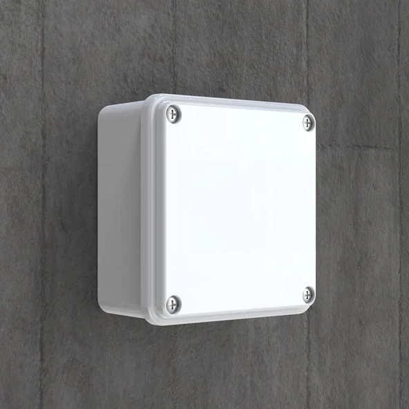 100x100x50 mm Sıva Üstü Opak Kapaklı Buat Kutusu - 5