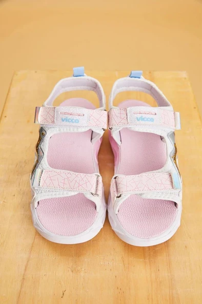 Vicco Legendy 332.P25Y.179 Kız Çocuk Işıklı Sandalet Beyaz 26-30 - 2