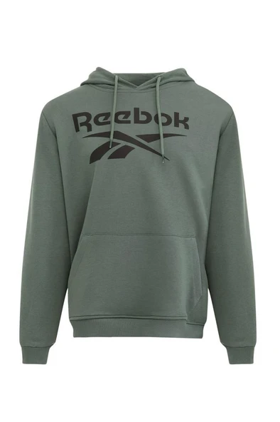 Reebok RI FT BIG LOGO OTH HOOD 101965470 Erkek Sweatshirt Yeşil S-XXL - 6