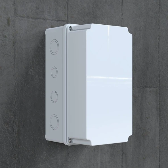 120x220x120 mm Sıva Üstü Opak Kapaklı Buat Kutusu - 5