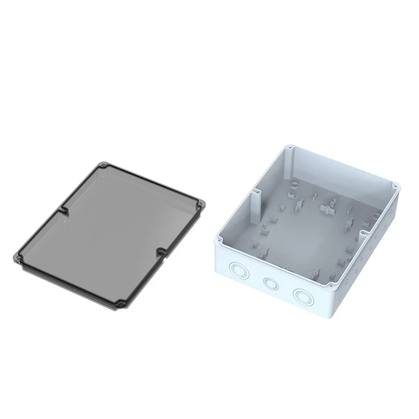 290x230x100 mm Sıva Üstü Şeffaf Kapaklı Buat Kutusu - 2