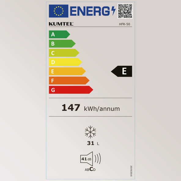 KUMTEL 31L MİNİ DONDURUCU HFR-50 - 4