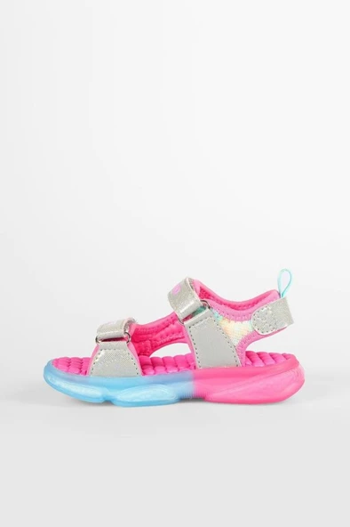 Vicco Can 332.B25Y.254 Kız Çocuk Işıklı Sandalet Fuşya 22-25 - Resim 3