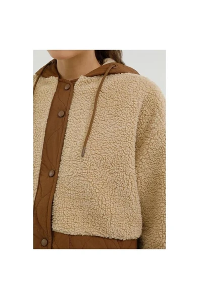 Lumberjack WL HANNAH 6CT2008 4PR 101888414 Kadın Mont Camel XS-XL - 4