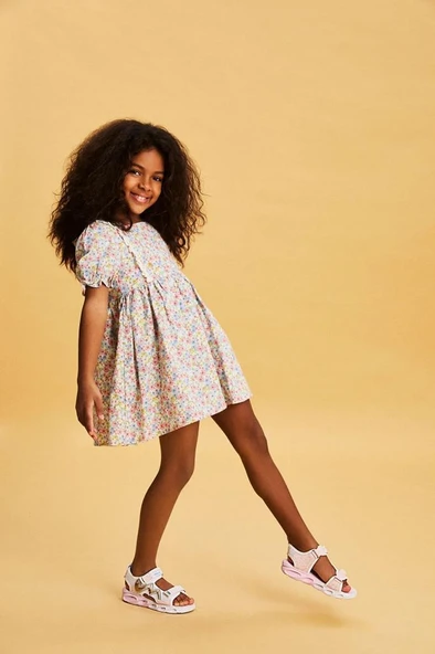 Vicco Legendy 332.P25Y.179 Kız Çocuk Işıklı Sandalet Beyaz 26-30 - 10