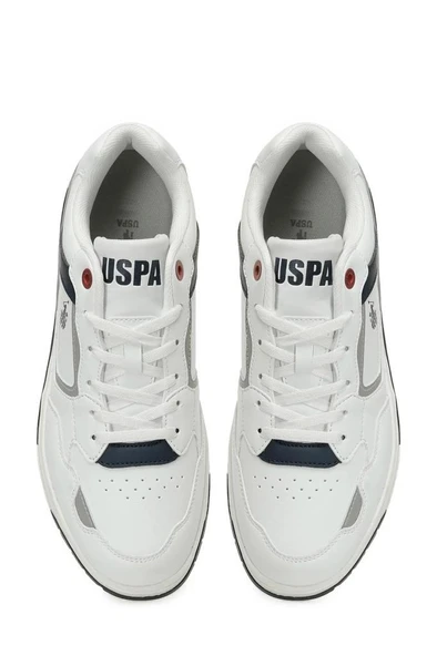 U.S. Polo Assn. CHAIN 5PR 102020945 Erkek Sneaker Ayakkabı Beyaz 40-45 - 5