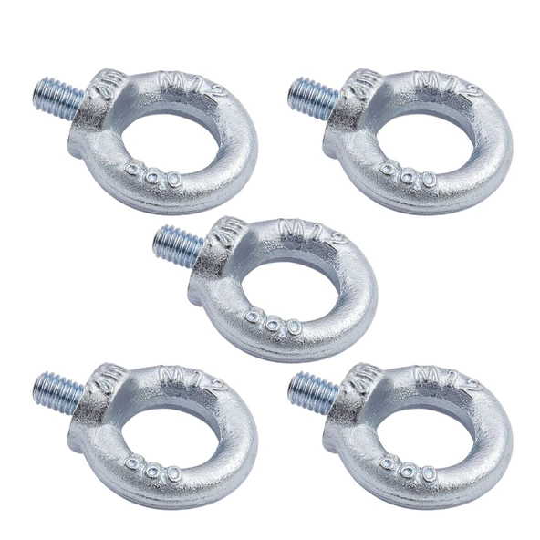 Metal Halka Civata Aybolt 5 ADET 12 mm Aybolt Civatası Paslanmaz Çelik Montaj Sabitleme Bağlantısı - Resim 4