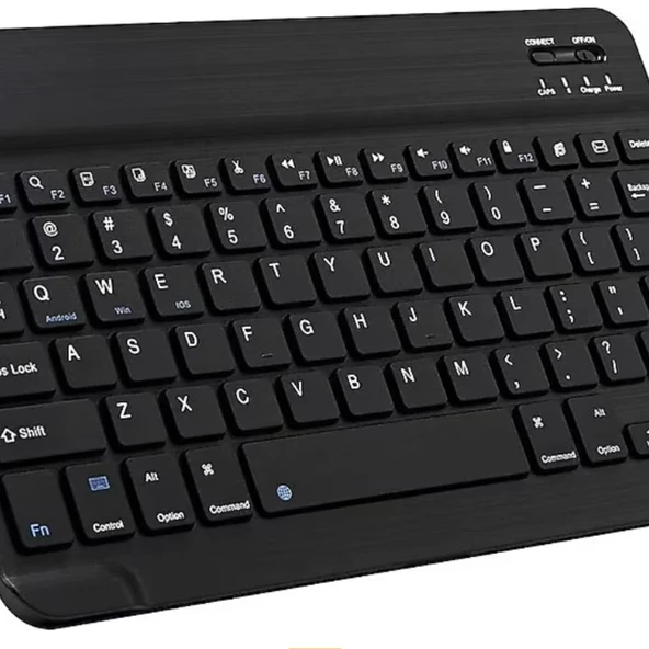 Casper Via L30 10.1" Uyumlu Kablosuz Bluetooth Şarj Edilebilir Klavye - Siyah