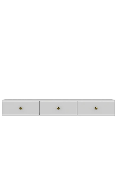 CENEYRA TDA1801AG - ZUZU DUVARA MONTAJ TV STAND ANTRASİT-GOLD 180CM - 8