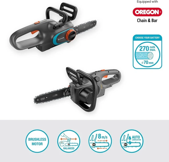 Gardena 14790 Akülü Testere Powersaw 3/8 18V 25CM - Resim 4