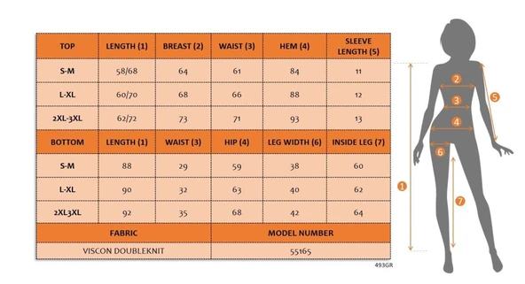 Kadın Kısa Kollu Bisiklet Yaka Viskon Iki Iplik Bluz Ve Pantolon Ikili Takım - Resim 6