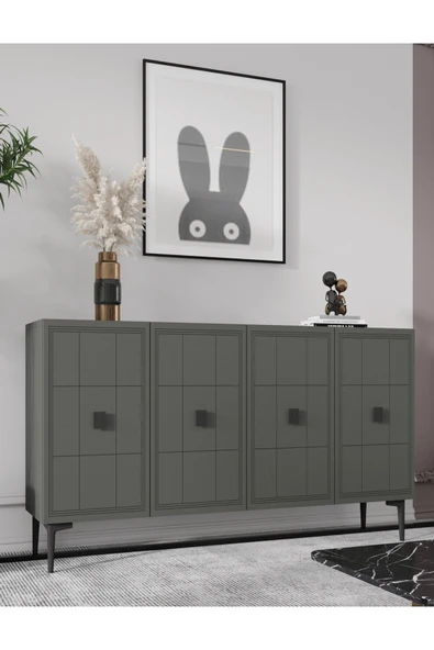 CENEYRA KA1202A - YUKA KONSOL, TV SEHPASI ANTRASİT 120cm - 2